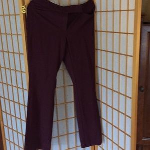 White House Black Market  boot cut ponte Trouser